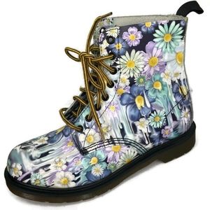 white floral doc martens